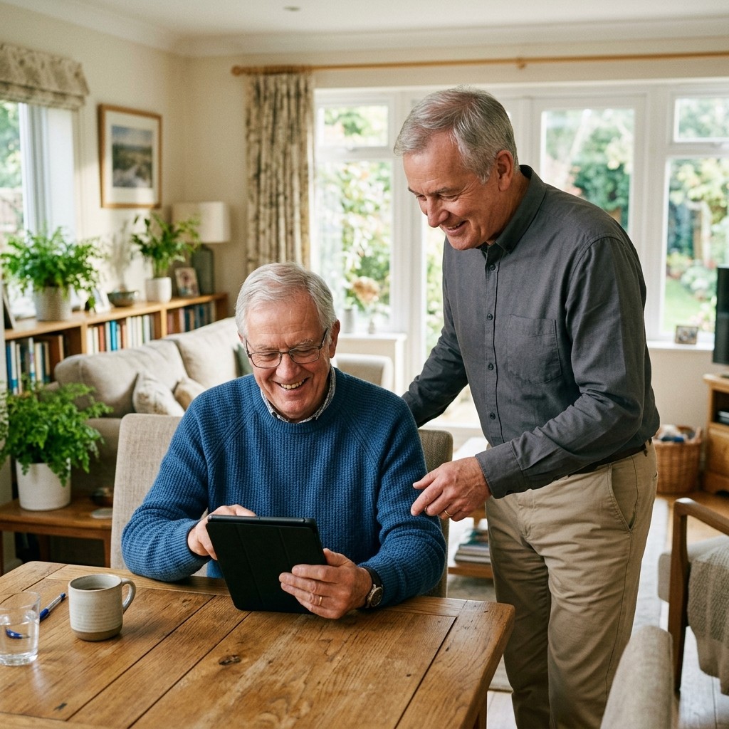 senior-tablet-berater-im-wohnzimmer